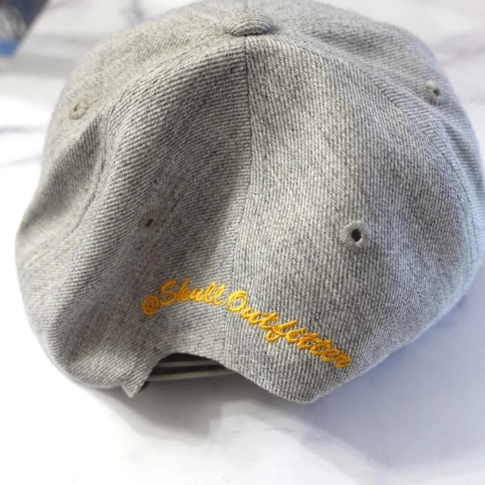 Golden State Warriors Hat Cap Snap Back Mens One‎ Size Gray NBA Basketball 30